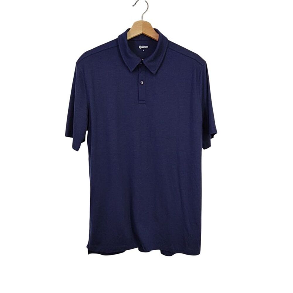 Quince Blue Sleeved Top L